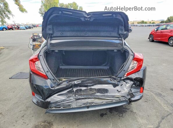 2HGFC2F7XGH571651 2016 HONDA CIVIC Black Вид ззаду