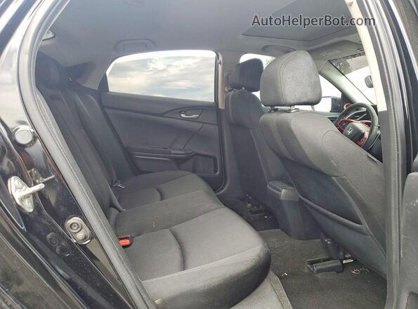 2HGFC2F7XGH571651 2016 HONDA CIVIC Black Вид задніх сидінь