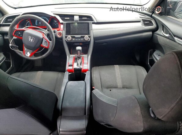 2HGFC2F7XGH571651 2016 HONDA CIVIC Black Вид панелі приладів