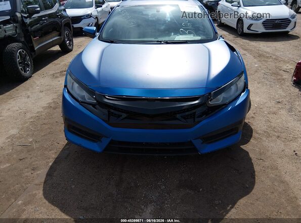 2HGFC2F7XHH511211 2017 HONDA CIVIC Blue Вид щитка приладів