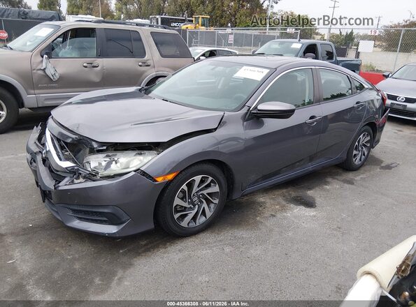 2HGFC2F7XHH517915 2017 HONDA CIVIC Gray Przód lewy