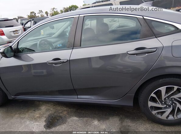 2HGFC2F7XHH517915 2017 HONDA CIVIC Gray Widok wnętrza 360 stopni