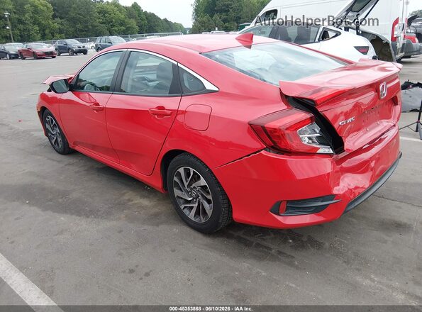 2HGFC2F7XHH532754 2017 HONDA CIVIC Red Tył lewy