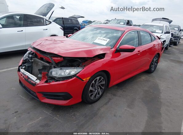 2HGFC2F7XHH532754 2017 HONDA CIVIC Red Przód lewy