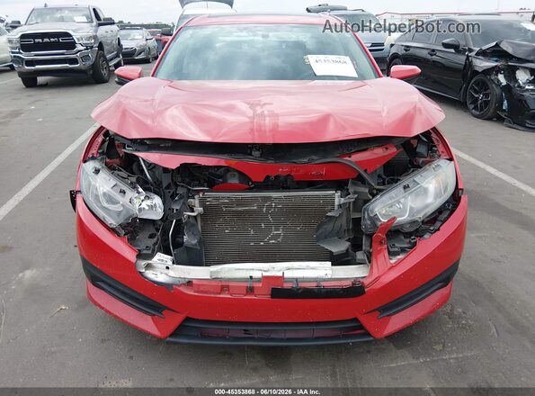 2HGFC2F7XHH532754 2017 HONDA CIVIC Red Widok wnętrza z tyłu