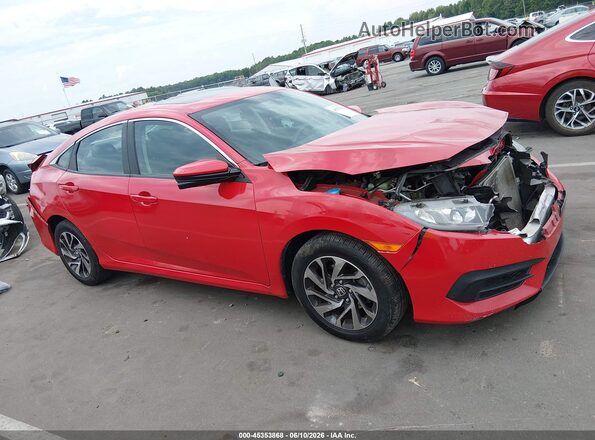 2HGFC2F7XHH532754 2017 HONDA CIVIC Red Widok wnętrza 360 stopni