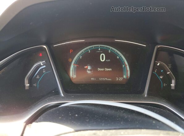 2HGFC2F7XHH572963 2017 HONDA CIVIC Black Instrument cluster view