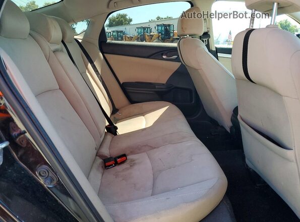 2HGFC2F7XHH572963 2017 HONDA CIVIC Black Rear seats view