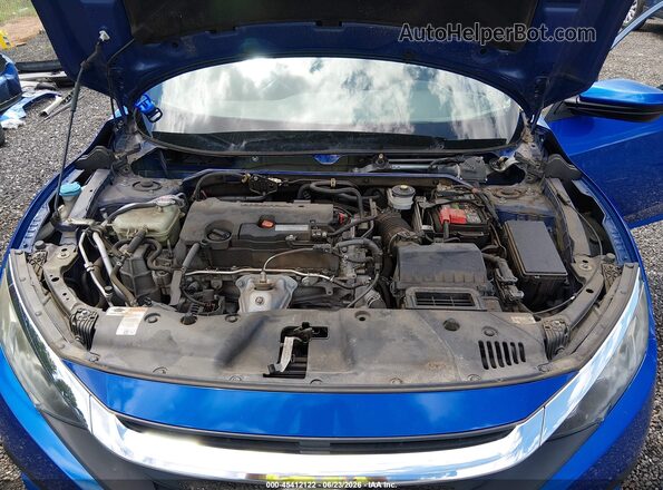 2HGFC2F7XJH506290 2018 HONDA CIVIC Blue Widok z tyłu