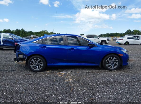 2HGFC2F7XJH506290 2018 HONDA CIVIC Blue Widok wnętrza 360 stopni