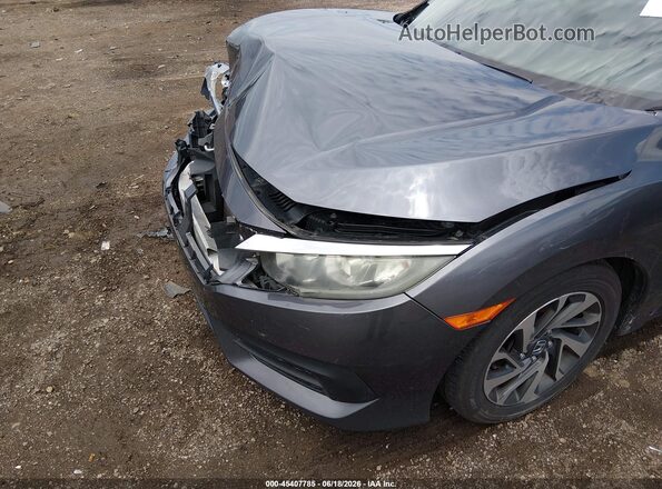 2HGFC2F7XJH525017 2018 HONDA CIVIC Gray Vista frontal