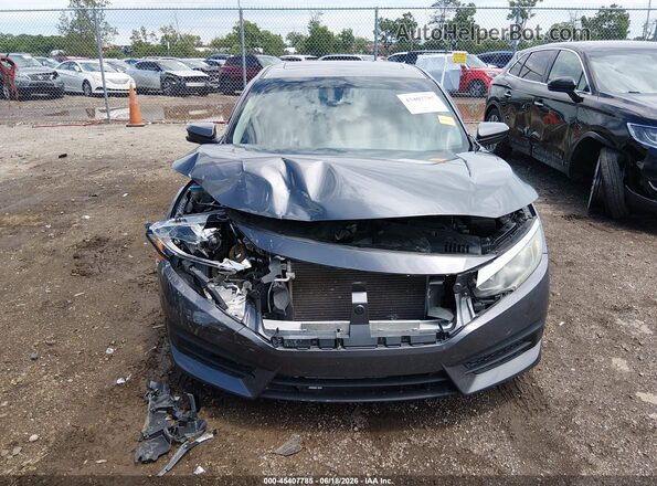 2HGFC2F7XJH525017 2018 HONDA CIVIC Gray Vista del cuadro de instrumentos