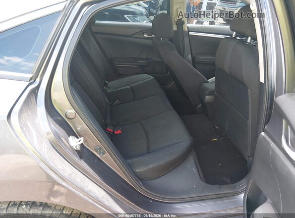2HGFC2F7XJH525017 2018 HONDA CIVIC Gray Vista de la etiqueta del VIN
