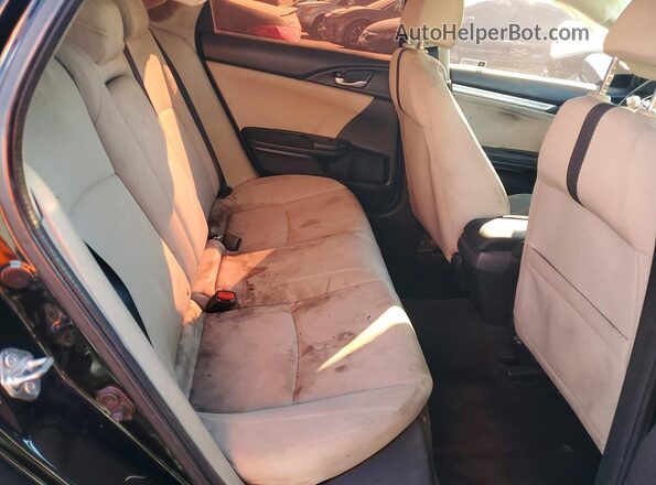 2HGFC2F7XJH526801 2018 HONDA CIVIC Black Vista de los asientos traseros