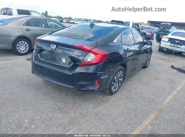 2HGFC2F7XJH562682 2018 HONDA CIVIC Black უკანა მარჯვენა