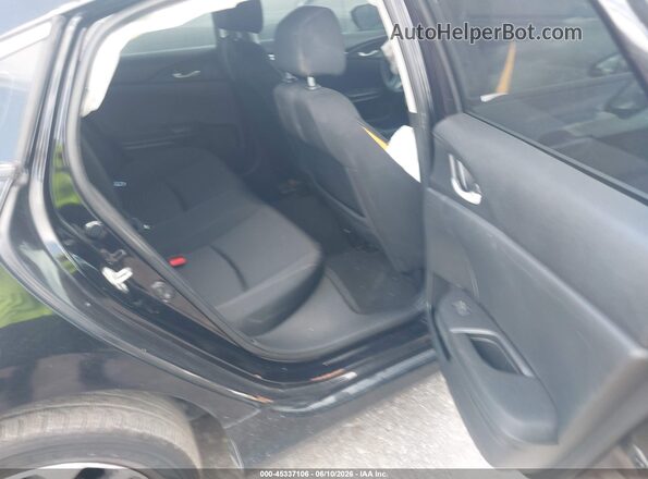 2HGFC2F7XJH562682 2018 HONDA CIVIC Black VIN კოდის სტიკერის ხედი