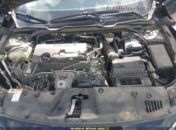 2HGFC2F7XJH562682 2018 HONDA CIVIC Black უკანა ხედი