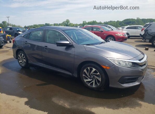 2HGFC2F7XJH579675 2018 HONDA CIVIC Gray Передня права чверть