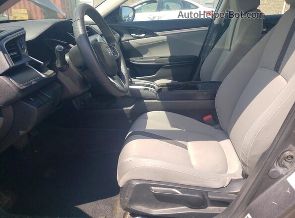 2HGFC2F7XJH579675 2018 HONDA CIVIC Gray Вид салону спереду