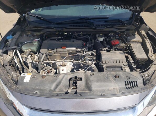 2HGFC2F7XJH579675 2018 HONDA CIVIC Gray Вид задньої частини салону