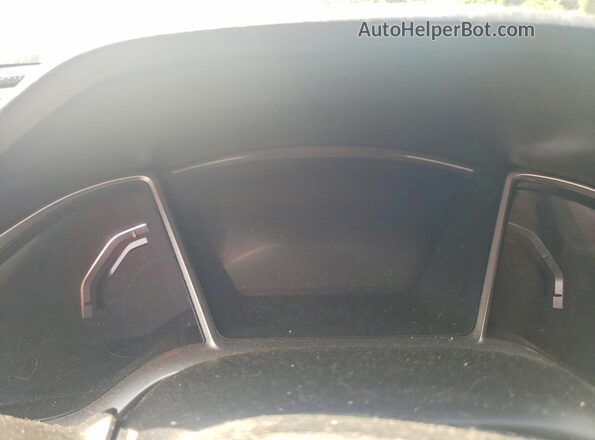 2HGFC2F7XJH579675 2018 HONDA CIVIC Gray Вид щитка приладів