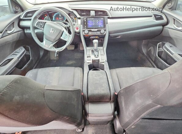 2HGFC2F80JH526119 2018 HONDA CIVIC Белый Вид панели приборов