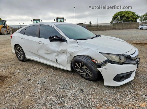 2HGFC2F80JH526119 2018 HONDA CIVIC Белый Передняя правая четверть