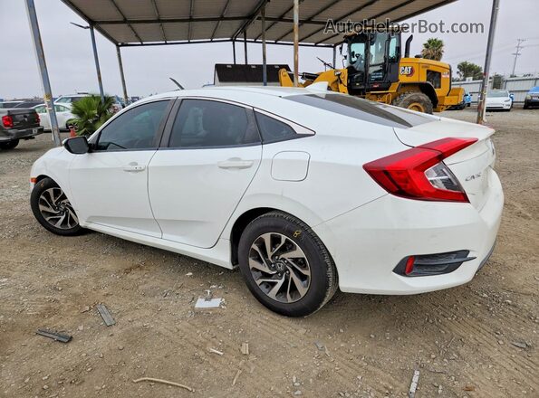 2HGFC2F80JH526119 2018 HONDA CIVIC Белый Задняя левая четверть