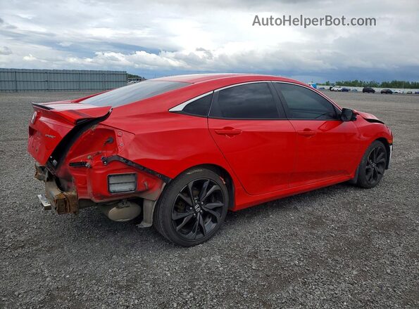 2HGFC2F80KH021246 2019 HONDA CIVIC Красный 