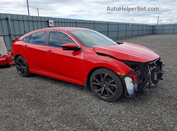 2HGFC2F80KH021246 2019 HONDA CIVIC Красный 