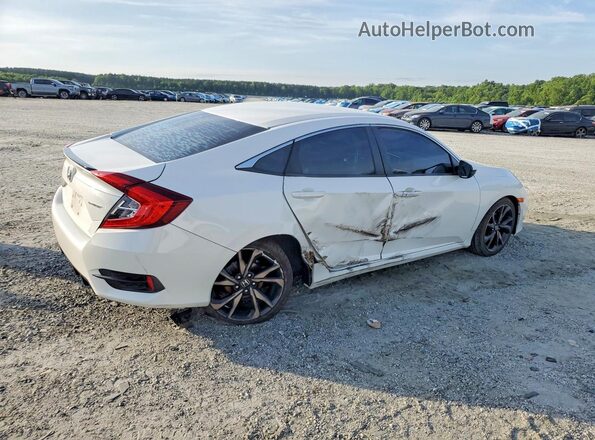 2HGFC2F80KH508978 2019 HONDA CIVIC White Задня права чверть