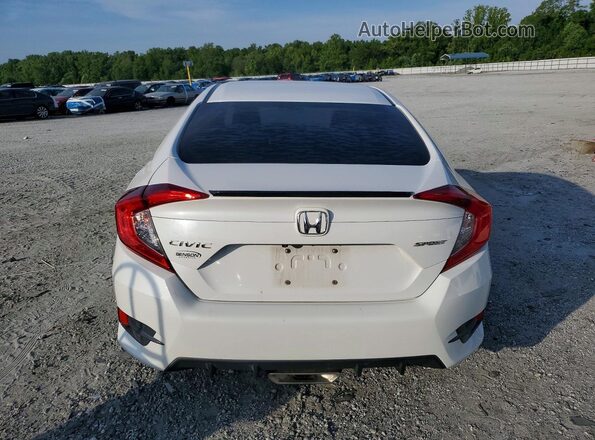 2HGFC2F80KH508978 2019 HONDA CIVIC White Вид ззаду
