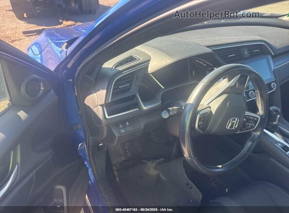 2HGFC2F80KH513601 2019 HONDA CIVIC Blue Rear seats view