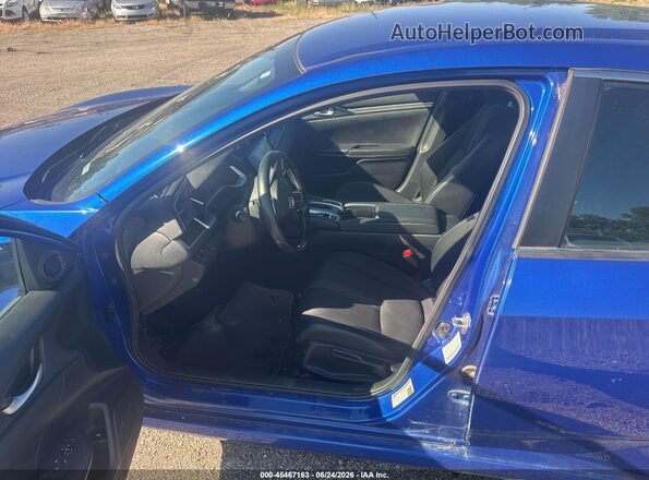 2HGFC2F80KH513601 2019 HONDA CIVIC Blue Front interior view