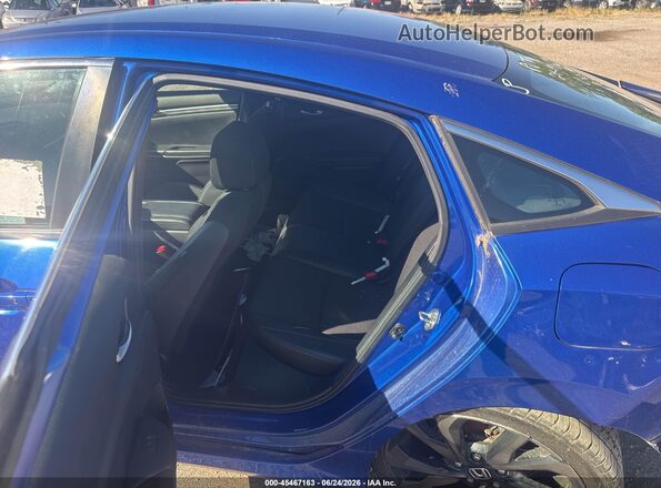 2HGFC2F80KH513601 2019 HONDA CIVIC Blue VIN sticker view