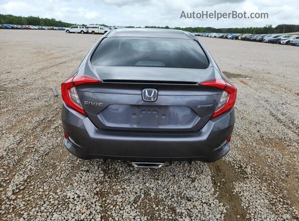 2HGFC2F80KH556710 2019 HONDA CIVIC Gray Rear view