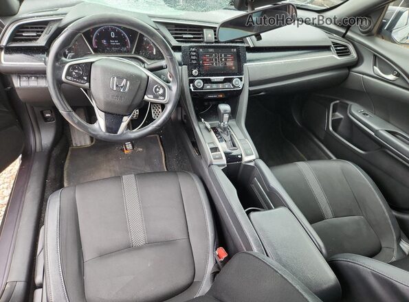 2HGFC2F80KH556710 2019 HONDA CIVIC Gray Dashboard view