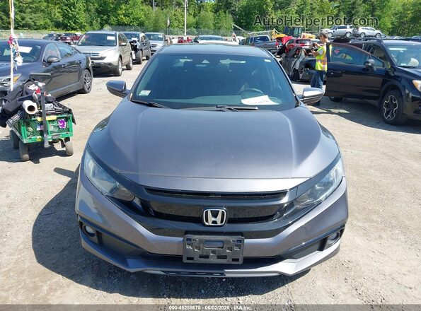 2HGFC2F80LH503135 2020 HONDA CIVIC Gray Widok zestawu wskaźników