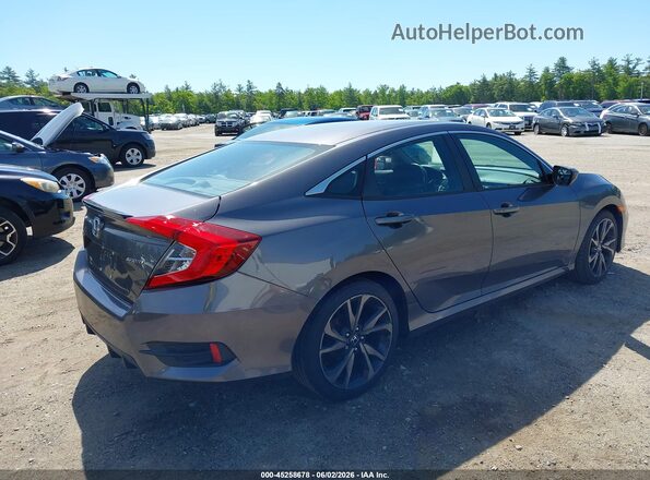 2HGFC2F80LH503135 2020 HONDA CIVIC Gray Tył prawy
