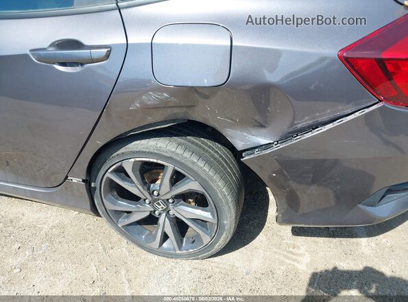 2HGFC2F80LH503135 2020 HONDA CIVIC Gray 