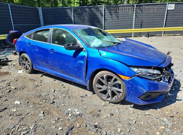 2HGFC2F80LH571399 2020 HONDA CIVIC Blue 