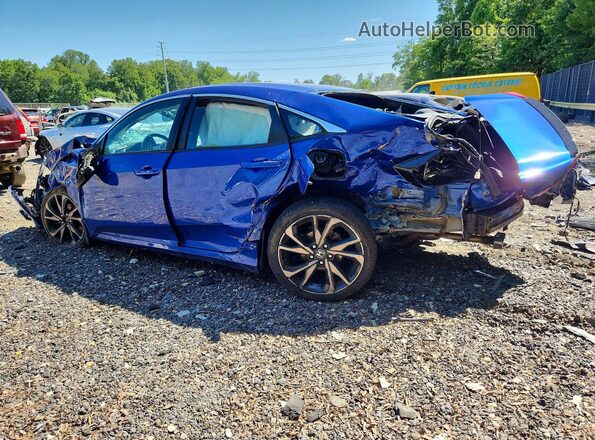 2HGFC2F80LH571399 2020 HONDA CIVIC Blue 