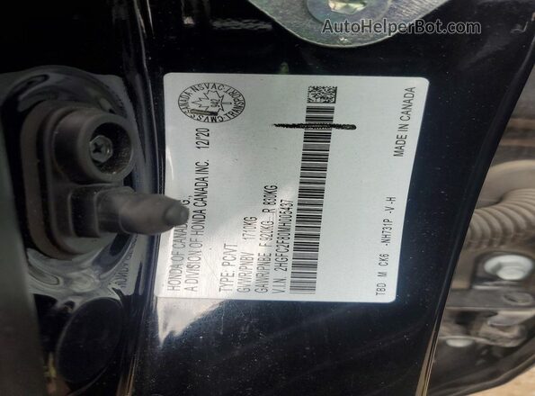 2HGFC2F80MH005437 2021 HONDA CIVIC Black 
