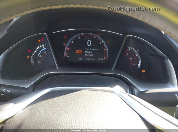 2HGFC2F80MH521684 2021 HONDA CIVIC Black Вид задніх сидінь