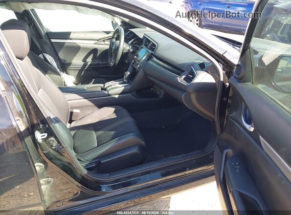 2HGFC2F80MH521684 2021 HONDA CIVIC Black Вид салону спереду