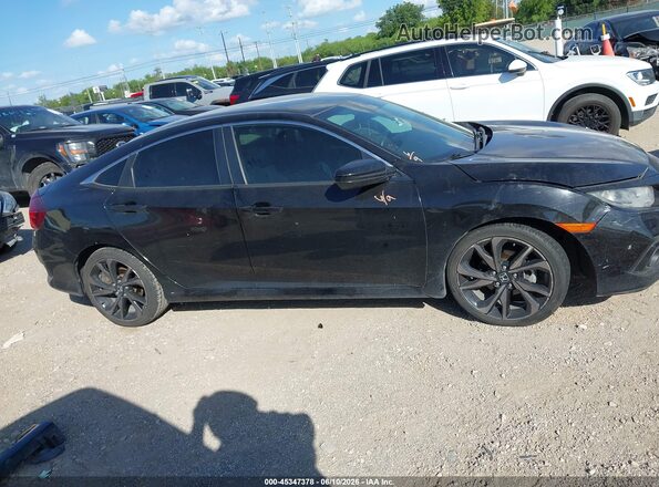 2HGFC2F80MH521684 2021 HONDA CIVIC Black Панорамний вид салону 360°