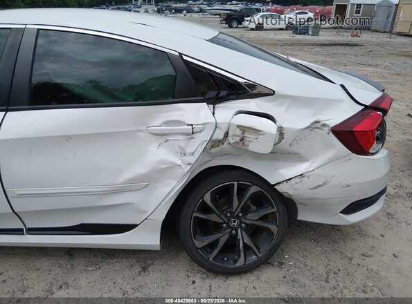2HGFC2F80MH523029 2021 HONDA CIVIC White წინა ხედი