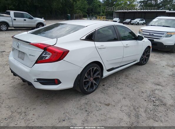 2HGFC2F80MH523029 2021 HONDA CIVIC White უკანა მარჯვენა