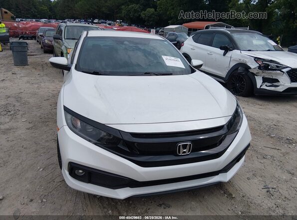2HGFC2F80MH523029 2021 HONDA CIVIC White უკანა სალონის ხედი