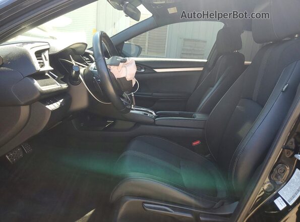 2HGFC2F80MH550408 2021 HONDA CIVIC Black Front interior view